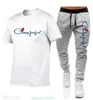 2tmi Trainingsanzüge Herren Casual Sommer Sets Zweiteiliges Set 100% Baumwolle T-Shirt Marke Track Male Sweatsuit Sportanzüge Plus Größe S-2XL 3 Ikva