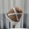 Chapeaux à large bord mode coréenne incrusté de diamants bordé de dentelle chapeau de paille femmes été conception de niche seau plage parasol pliable casquette de soleil