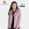 Camel Arcterys Giacche Cappotti firmati Abbigliamento sportivo da esterno antivento e impermeabile Autunno Inverno Nuova tuta da sci Cappotto in pile Coppia Outdoor V1W21O8257 Bla