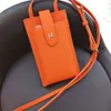 女性用韓国語版のためのトップレイヤーカウハイド垂直携帯電話バッグ新しいシングルショルダークロスボディバッグミニマリストミニ電話バッグ