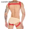 Men's Sexy Adult One-piece Boob Restraint Clothing Dick Ring Underwear Men BDSM Harness O Hole Bare Body 18+