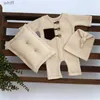 Handtücher Roben 3 Teile/satz Neugeborenen Fotografie Requisiten Outfits Junge Mädchen Kleidung Stretch Body Baby Kissen Zubehör Overall Pyjama KostümL231123