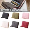 Storage Bags Leather Wallet High Quality Ladies Zipper Wallets Coin Money Clutch Purse Portable Bank Card Ptorage Bag