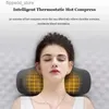 Nekkussens masseren Ontspannen Slapen Elektrische stimulator Cervicaal kussen Heet kompres Trillingsmassage Nektractie Memory Foam Kussen Wervelkolomondersteuning Q231123