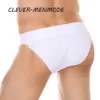 Männer Sexy Gestrickte Große Kapsel Tasche Low Rise Unterwäsche G String Mini Slip Atmungsaktive Mannikni Dessous