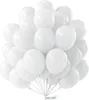 Party Decoratie 102030pc 1012inch Pearl latex Ballon Wit roze blauw helium bal bruiloft volwassen verjaardag Baby Shower Globos 230422