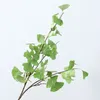 Decorative Flowers 3D Printing Of Ginkgo Leaf And Green Plant Simulation Plants El Home Decoration Wedding Pography