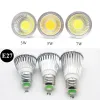 Светодиодная лампа Dimmable E27 E14 MR16 GU5.3 GU10 COB Spotlight 3W 5W 7W Lampada Lampada светодиодные бомбиллы светодиодные лампы Spot Light