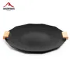 BBQ Tools Accessories Widesa Camping Non Stick Barbecue Plate Outdoor Ovenware Korean Grill Picknick Stekning PAN COOKWARE TABELSEWIDS Supplies 231122