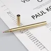 Straight Brass Pens Handmade Retro Signature Pure Copper Metal Office Supplies Stationery