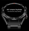 Wristwatches Smart Watch SK4 Ultimate Bt Call Short Video Control Wireless Charging NFC Men Business Stainless Steel Sport Fitness TrackerQ231123