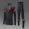 Wales National Football Team Men's Football Tracksuits Outdoor Running Training Suit Autumn and Winter Kids Soccer Home Kits 326K