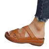 Sandales femme Sandalias Mujer Verano Wedge femmes léger décontracté chaussures de marche en plein air mode bout ouvert dames 1701