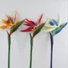 Decorative Flowers 1Pc PE Skybird Plant Single Stem Strelitzia Reginae Aiton Simulation For Wedding Home Artificial