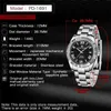 Armbandsur 2023 Ny PD-1691 Pagani Design Men Automatiska mekaniska klockor NH35 SAPPHIRE Rostfritt stål Waterproof 20Bar Relogio Masculinoq231123