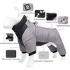 Ropa para perros Invierno Cálido Espesar Chaqueta para mascotas Ropa impermeable para perros pequeños medianos Abrigo para cachorros Chihuahua Bulldog francés Pug Ropa 231122