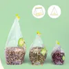 Depolama Çantaları Yeniden Kullanılabilir Gıda Mutfak Mühürlü Çanta Buzdolabı Fermuar Sızdırmazlık Konteyneri Tutucu dondurucu