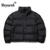 Men s Jackets Fashion Streetwear Thick Mens Cotton Warm Male Coat 2023 Winter Solid Jacket Men Fluffy Puffer 1996 Padded 02A043 231123