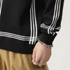 남자 스웨터 겨울 힙합 인쇄 느슨한 남성면 스웨터 남자 의류 패션 격자 무늬 크리스마스 풀오버 bl22310