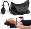 Massera nackkuddar Ny nackavslappning Cervikal Massager Cervical Massage Traction Pillow Stretching Shoulder and Neck Physio Instrument Q231123