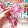 Hair Accessories Color Beautiful Korean Style Child Childrens Clothing Resin Rope Decorate Simple