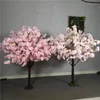 Fleurs décoratives personnalisées faux Sakura arbre intérieur extérieur Table de mariage pièce maîtresse décor petit 1m 1.5m 2m fleur de cerisier artificielle fleur