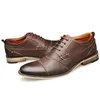 Zapatos de vestir VRYHEID Zapatos de vestir de negocios para hombres Cuero genuino Estilo británico Moda Zapatos Derby casuales Clásico Tallas grandes 7.5-13 231122