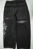 Męski Jeans Street Pop Jnco Crocodile haft dżinsy men y2k NOWOŚĆ HARAJUKU HIP HOP proste szerokie nogi spodni unisex punk swobodne mopping dżinsy T231123