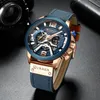 Andra klockor Curren Luxury Brand Men Analog Leather Sports Watches Men's Army Military Watch Man Date Quartz Clock Relogio Masculino 231123