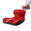 L-образная ортопедическая подушка из пены с эффектом памяти, комфортная эргономичная подушка для спины, подушка для копчика для автокресла, офисное кресло, боль Reli254o
