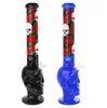 Big Skull Shape Glass Bong Thick Smoking Water Pipe Hookah Shisha Pipes Filter Bubbler Bongs