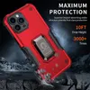 Shockproof Case Armor Militaire Drop Beschermende Ring Houder Magneet Case Cover voor iPhone 15 14 13 12 14 Pro Max XR XS Max 12 13 Mini 11Pro Back Cover