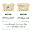 Dogs Urns for Ashes Pet Urns Ashes Pet Keepsake Memory Resin Box with Photo Frame Personalized Dog Memorial Gifts for Loss of Dog