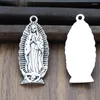 Pendant Necklaces Diyalo Catholic Ancient Silver Color Virgin Mary Charm Our Lady Of Guadalupe Only Religious Christian Jewelry Ornament