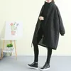 Frauen Graben Mäntel Herbst Winter Jacke Frauen Übergroßen Vintage Koreanische Lange Parkas Mujer 2023 Casaco Feminino 1749 YY1524