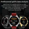 Horloges Slimme horloges SK27 Heren Bluetooth Oproep Kompas NFC AI Voice Draadloos opladen 400mAh Grote batterij Fitness Sport SmartwatchQ231123