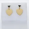 Ohrstecker einzigartiges Design goldene Farbe vergoldet Nickel/Blei/CA frei Aluminium Herz Anhänger Ohrring für Frauen Geschenk