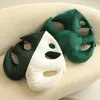 Almofada / Almofada Decorativa INS Folha Verde Plantas Recheadas Monstera Philodendron Almofada de Assento Plushie Peluche Sofá Cadeira Decoração de Casa Prop 231122