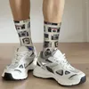 Herrensocken, lustige verrückte Socken für Männer, Pografie-Muster, Hip Hop, Harajuku, alter Stil, Kamera, glücklich, nahtlos, bedruckt, Jungen-Crew