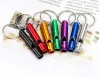 Whistle Keychains Portable Self Defense Rings Holder Fashion Car Key Chains for men free Accessories Outdoor Camping Mini Tools 12 LL