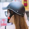 Cycling Helmets Universal Bicycle Baseball Cap Electric Safety Helmet with Adjustable Strap for Adults Accessories 231122