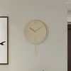 Wandklokken stille klok kwarts Kinderen Noordse ontwerp slaapkamer ongewone slinger moderne woonkamer reloj pendulo decor