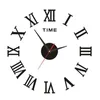 Escritorio Relojes de mesa 3D Número romano Acrílico Espejo Reloj de pared Etiqueta Moda DIY Reloj de cuarzo Decoración del hogar Sala de estar Pegatinas 230422