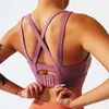 Completo da yoga Cloud Hide Reggiseno da yoga taglie forti Top sportivo con schiena sexy per donna Fitness Push up Palestra Allenamento Camicia da corsa Gilet sportivo antiurto 231122