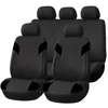 Housses de siège de voiture 2/5 universelles en éponge bicolore en Polyester respirant pour accessoires intérieurs adaptés à la plupart des pistes de Van Suv
