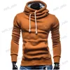 Men's Hoodies Sweatshirts 2023 Autumn Drawstring Sportswear Men Hip Hop Sweat Wear Pocket Running Jacket Hoodies Men Male Pullovers Men's Tracksuits T231123