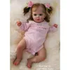 New 20inch 3D senior painted reborn doll simulation baby full body latex no assembly doll girls toys children's toys birthday gift