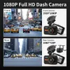 1080P Dash Cam HD Videoregistratore per auto Supporto da 3,0 pollici Camma posteriore GPS Videocamera per auto DVR 24 ore Parcheggio Registratore automatico