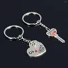 Keychains 2023 Idéias de presente de casamento Pequeno Little Of Love Lock Casal Chain Chain Lovers Friend Friend Fashion Gifts Jóias