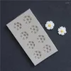 Bakning formar 3D Daisy Flower Silicone Forms Fondant Craft Cake Candy Chocolate Sugarcraft Ice Tool Mold Soap Mögel Dekoration Ljus